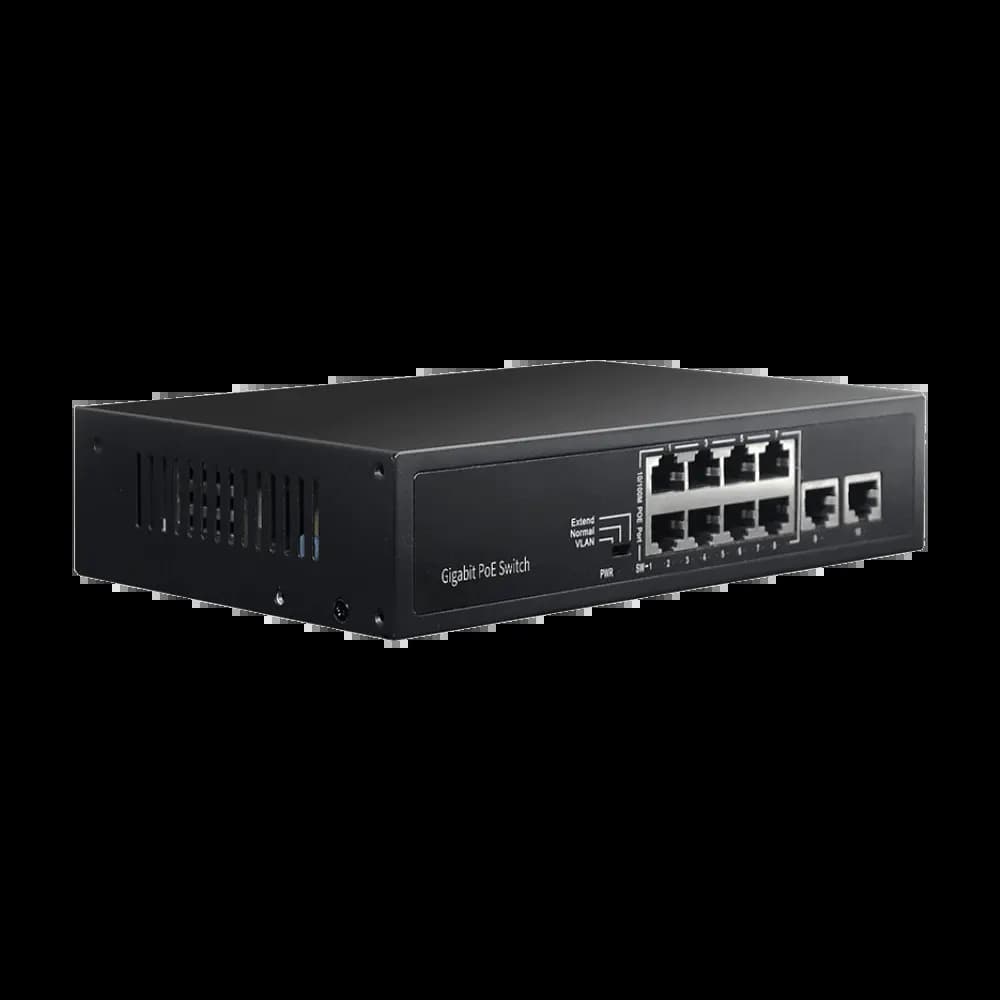 Switch réseau PoE 10 Ports Gigabit - 8x PoE + 2x Uplink - Comfast CF-SG181P - Vue 42
