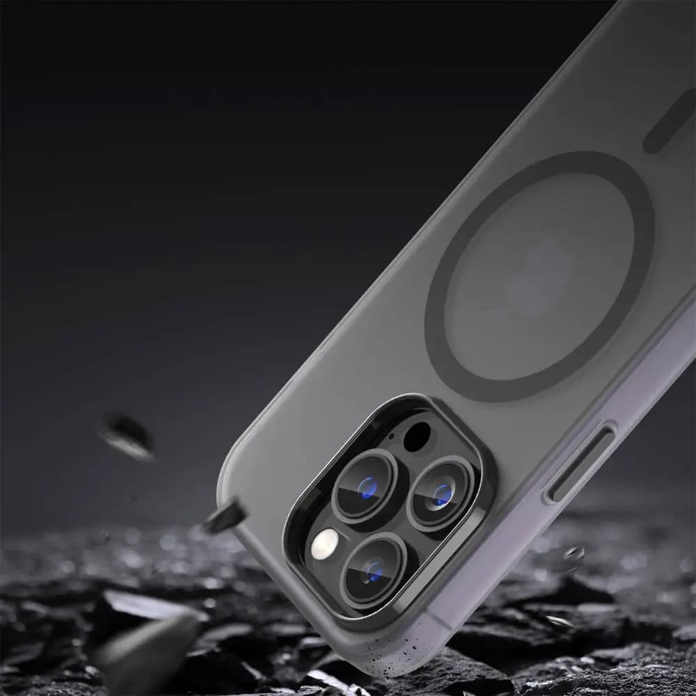 Coque MagSafe bi-matière – iPhone 14 Pro – PROTECT MF-006 Noir  - Vue 24