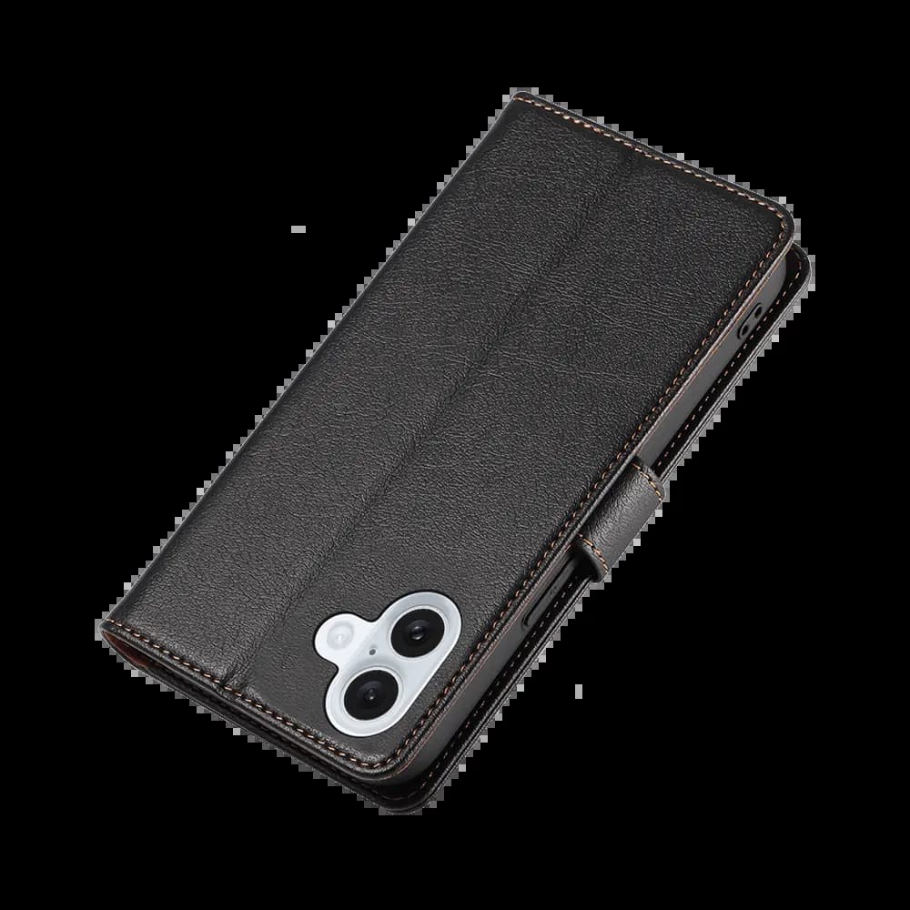 Housse folio anti-RFID iPhone 16 Plus – PROTECT IP011 Noir - Vue 36