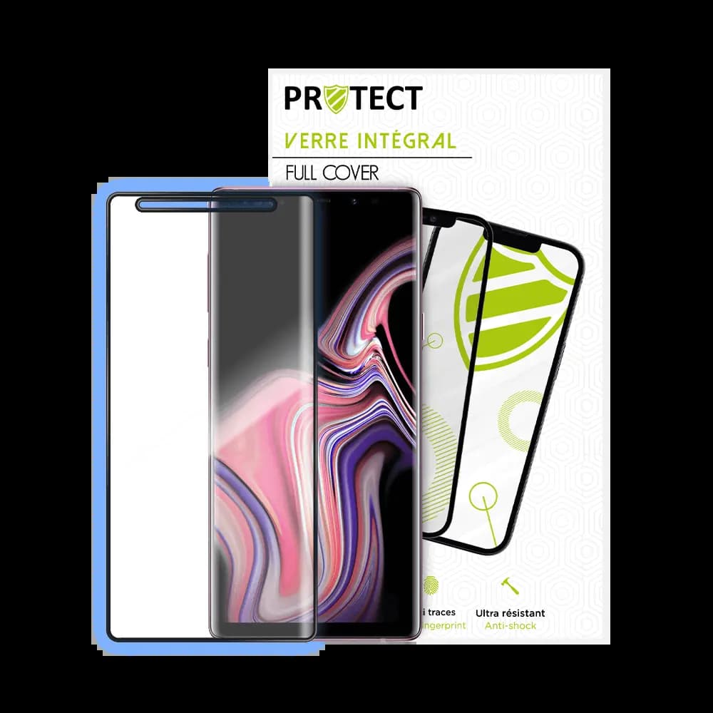 Verre trempé intégral 5D 9H – protection écran Samsung Galaxy Note 9 – PROTECT Noir - Vue 8