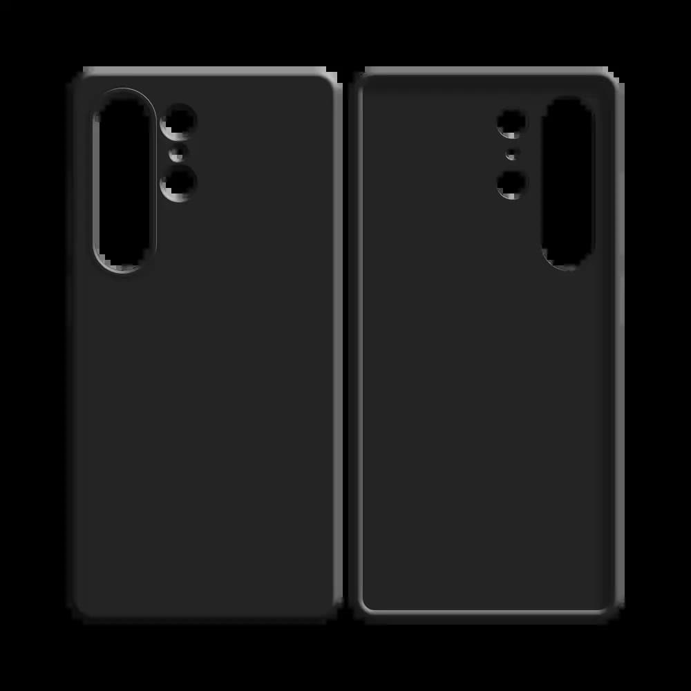 Coque silicone Samsung Galaxy S25 Ultra - Noir - Vue 8