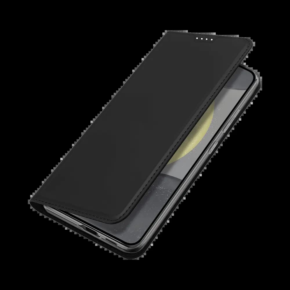 Housse folio Samsung Galaxy S24 FE porte-carte – Dux Ducis Skin Pro Noir - Vue 5