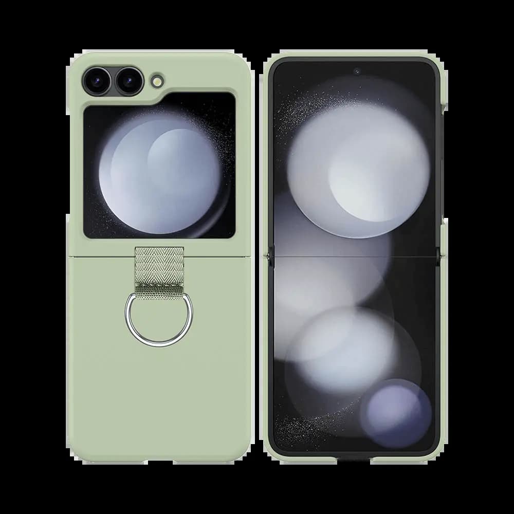 Coque de Protection avec Anneau Z-FL2 Samsung Galaxy Z Flip 6 5G Vert Clair - Vue 3