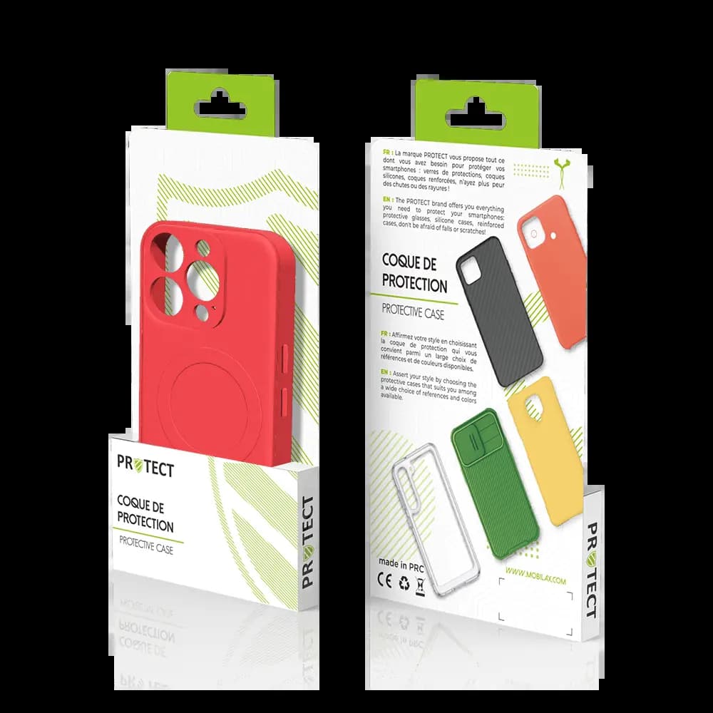 Coque de Protection PROTECT pour Apple iPhone 12 Pro Max MagSafe Rouge - Vue 24