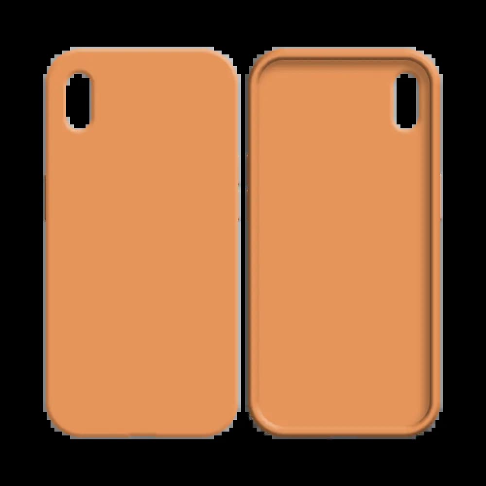 Coque silicone iPhone XS Max - Corail - Vue 8