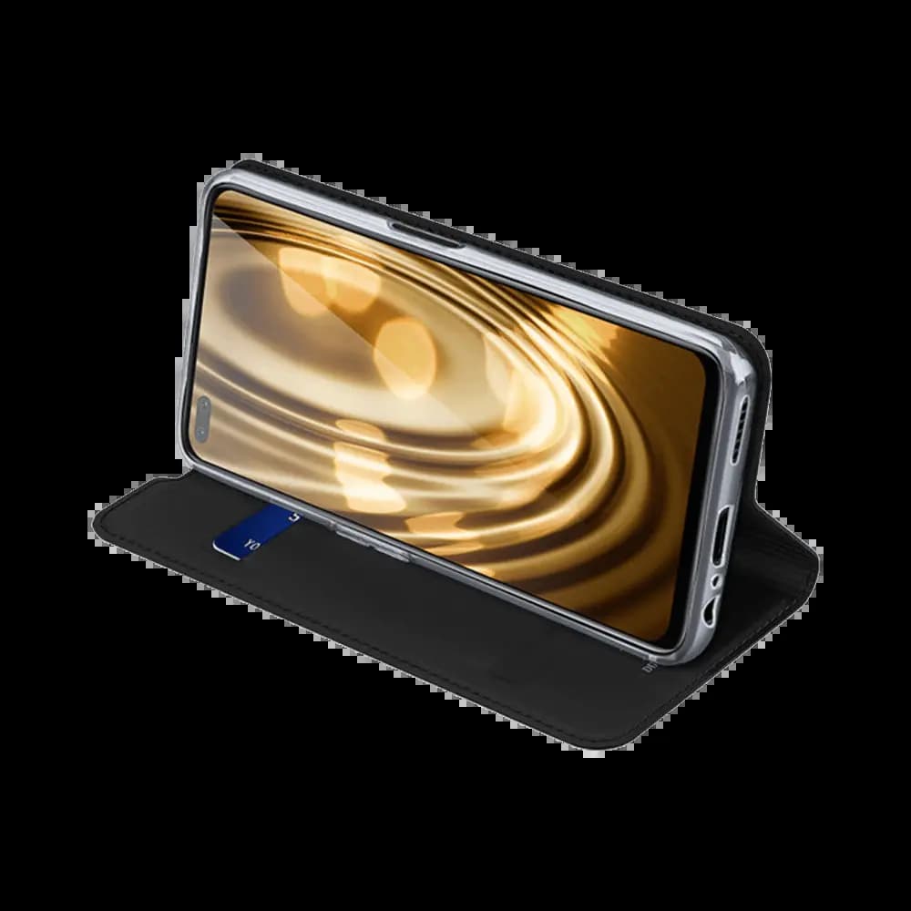 Housse folio Realme 6 Pro porte-carte – Dux Ducis Skin Pro Noir - Vue 16