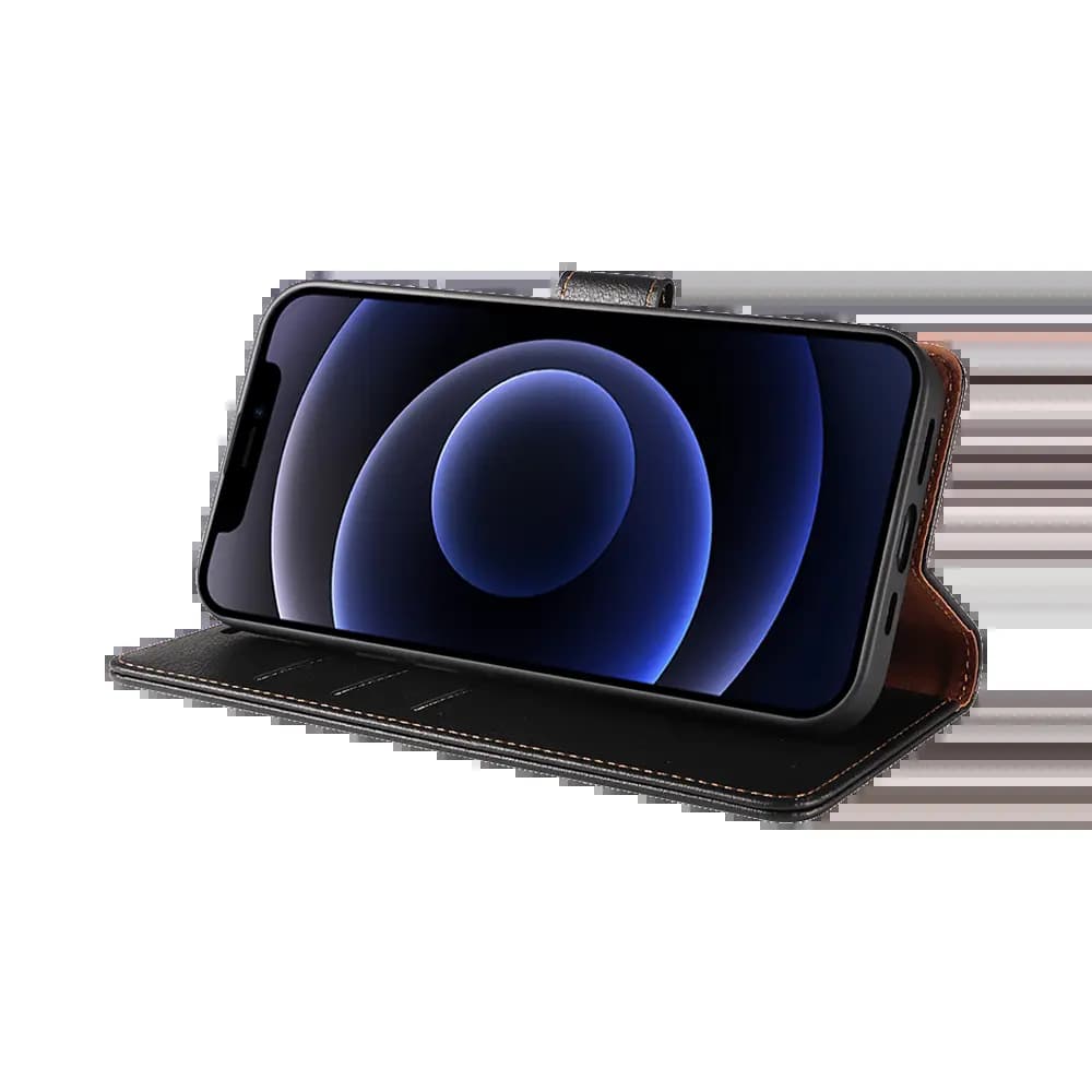 Housse folio anti-RFID iPhone 12 mini – PROTECT IP011 Noir - Vue 13