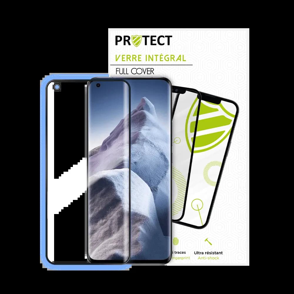 Verre trempé intégral Xiaomi Mi 11 Ultra protection écran 9H – PROTECT Noir - Vue 24
