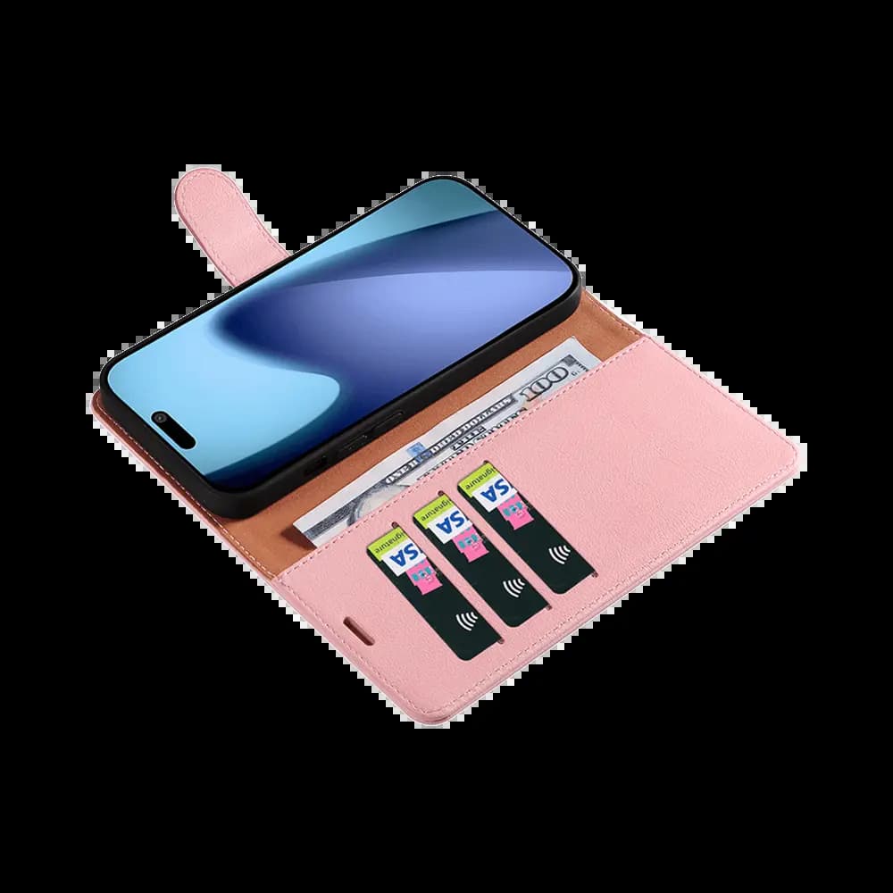 Housse folio anti-RFID iPhone Air – PROTECT IP011 Rose - Vue 9