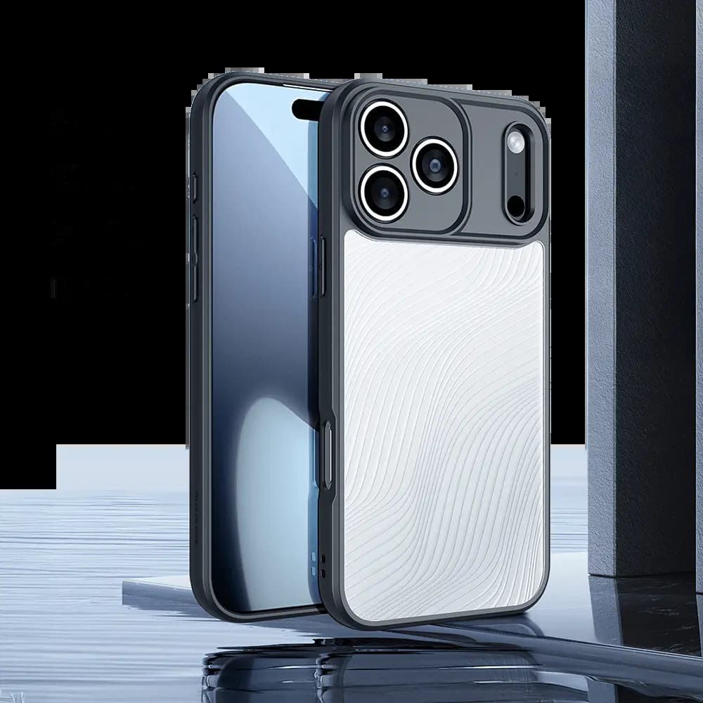 Coque anti-chocs finition mate – iPhone 17 Pro – Dux Ducis Aimo Noir - Vue 7