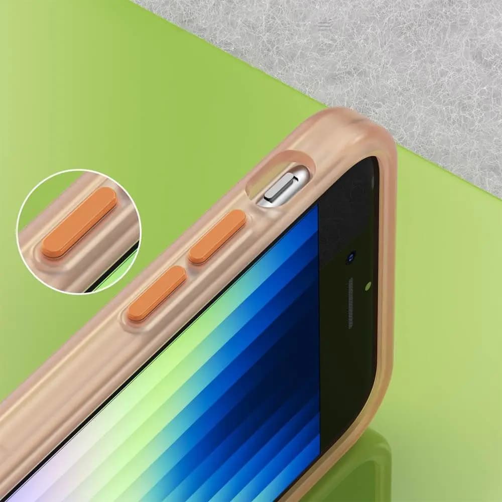 Coque MagSafe bi-matière – compatible iPhone 7 / 8 / SE (2nd & 3e Gen) – PROTECT MF-006 Orange - Vue 7