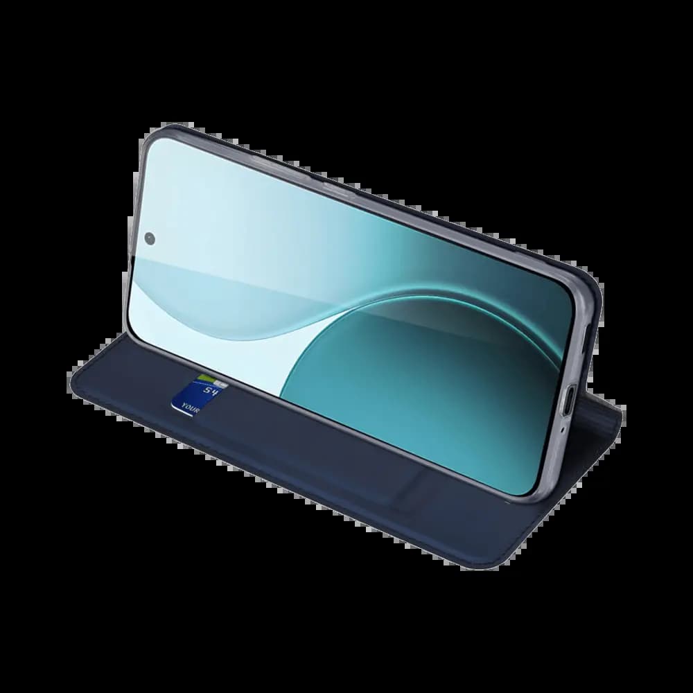 Housse folio OPPO Reno14 F 5G porte-carte – Dux Ducis Skin Pro Bleu - Vue 16