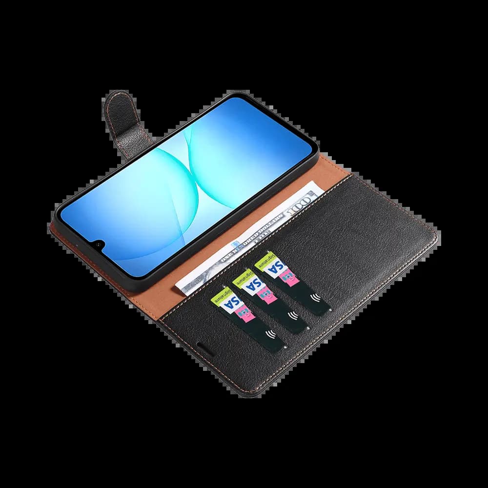 Housse folio anti-RFID Samsung Galaxy A17 5G – PROTECT IP011 Noir - Vue 9