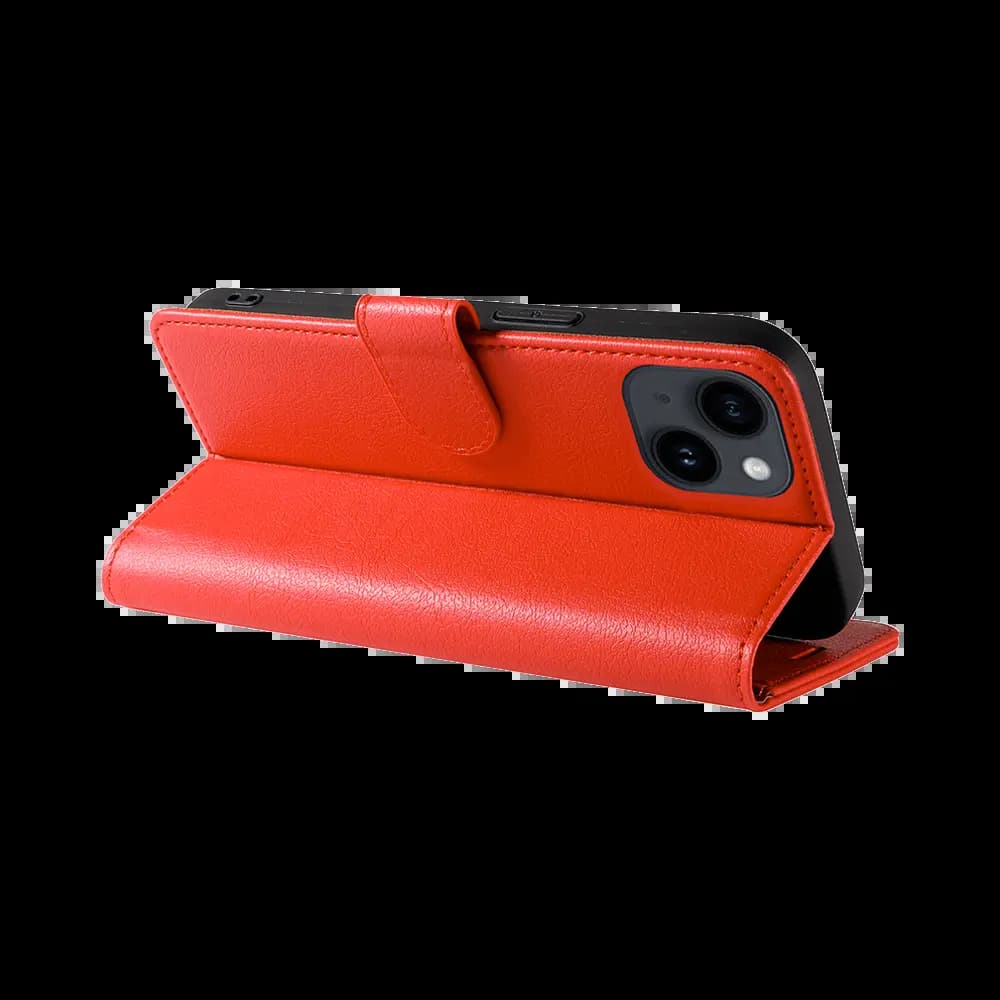 Housse folio anti-RFID iPhone 14 – PROTECT IP011 Rouge - Vue 10