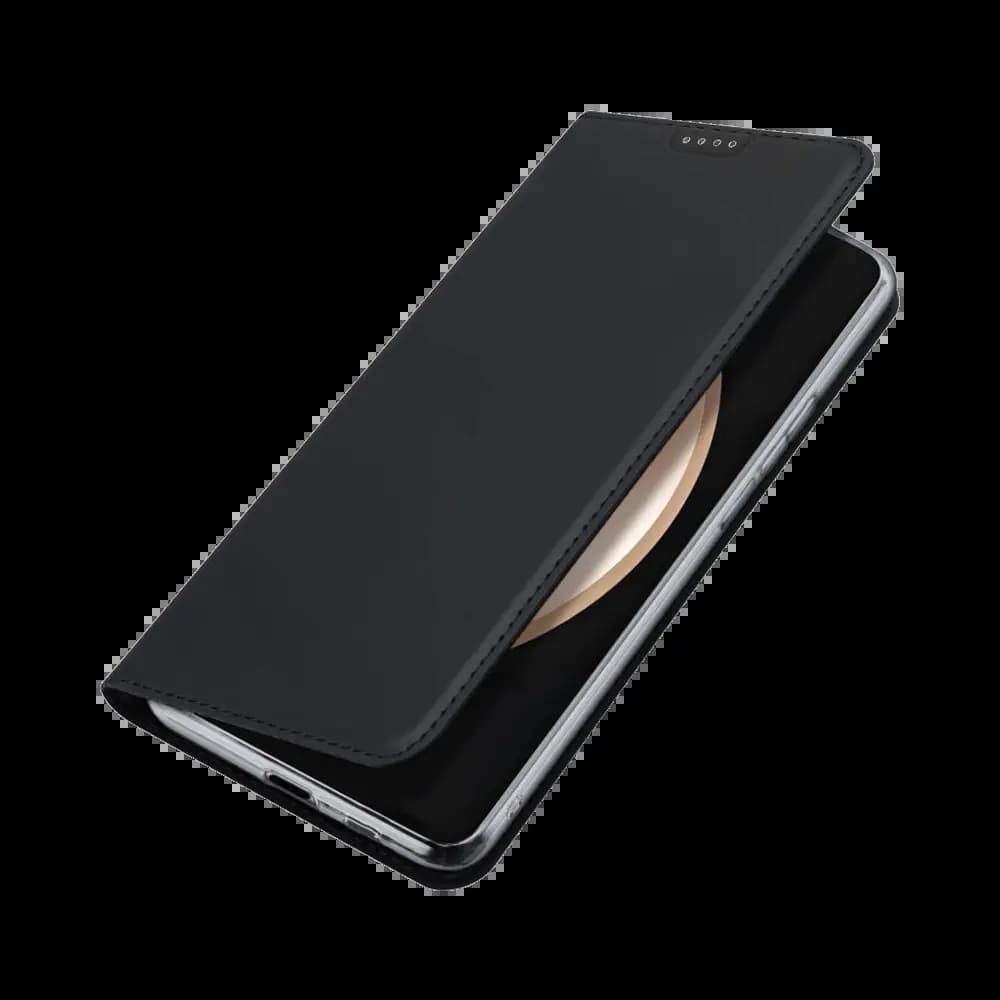 Housse folio Samsung Galaxy S25 FE porte-carte – Dux Ducis Skin Pro Noir - Vue 7