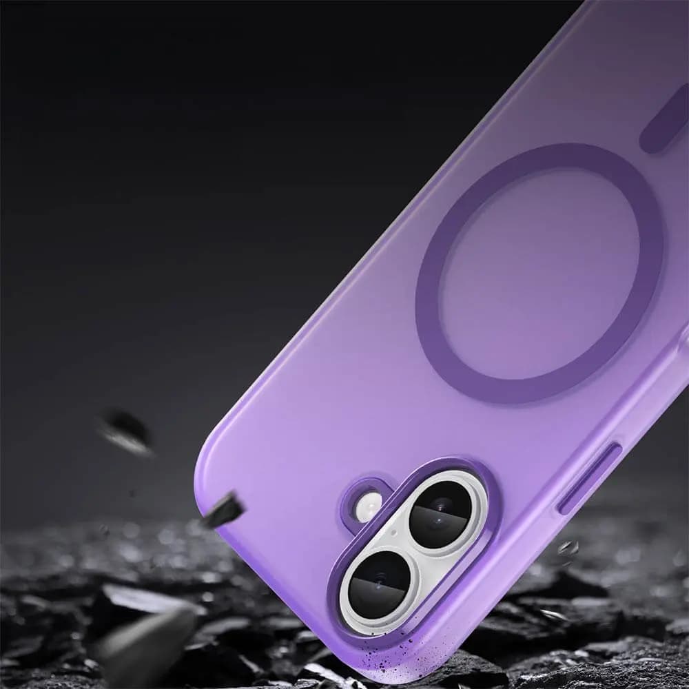 Coque MagSafe bi-matière – iPhone 17 – PROTECT MF-006 Violet Foncé - Vue 32