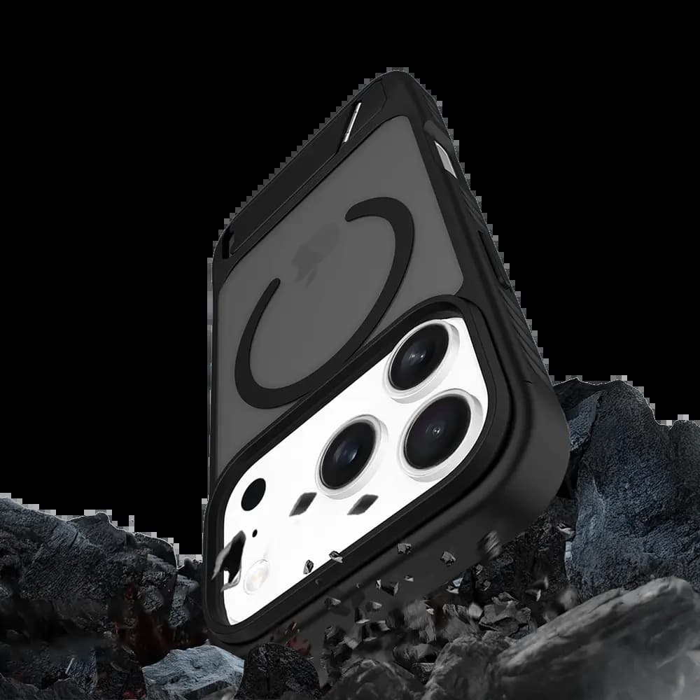 Coque de protection MagSafe avec support – Apple iPhone 17 Pro – PROTECT IF014 Noir - Vue 9