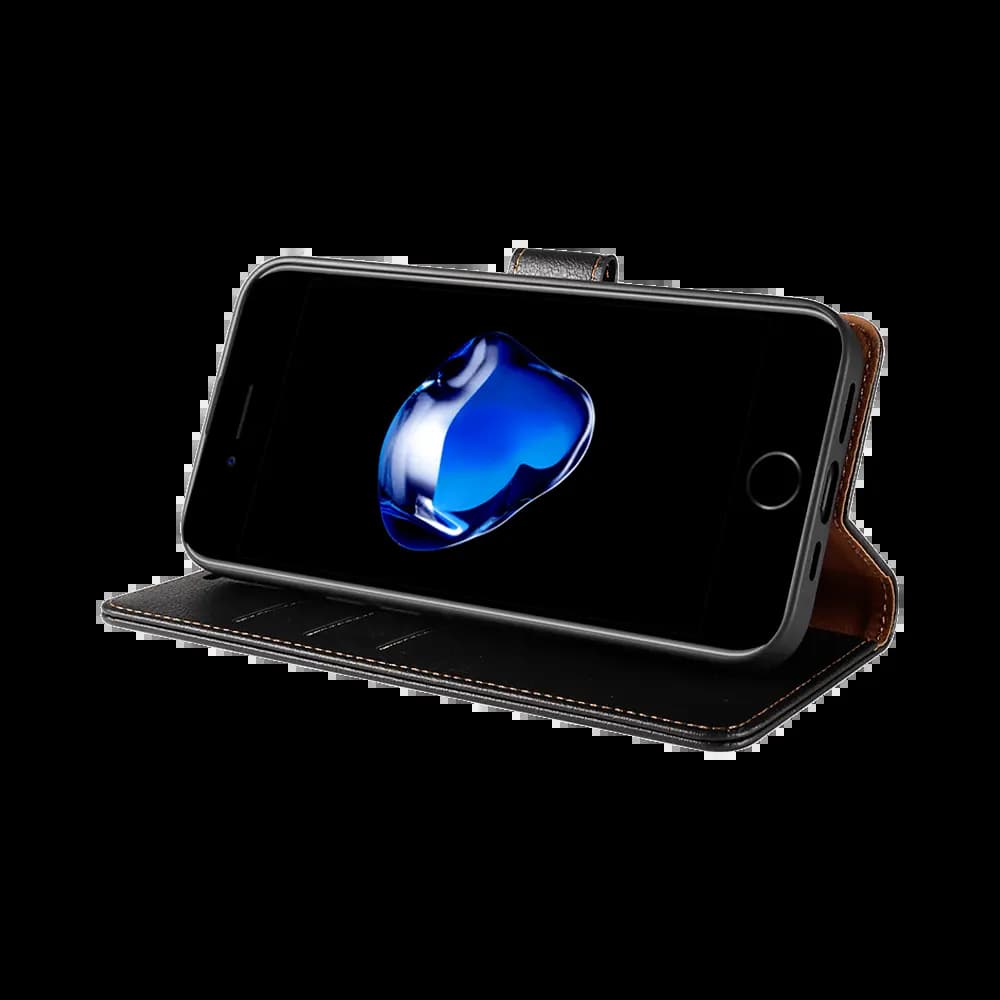 Housse folio anti-RFID iPhone 6 / 6S – PROTECT IP011 Noir - Vue 10