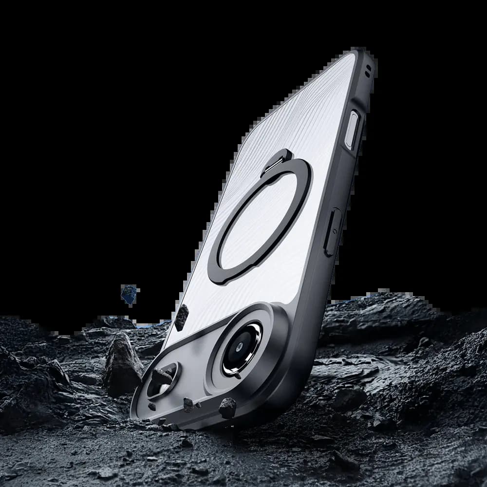 Coque MagSafe avec support – iPhone Air – Dux Ducis Aimo Mag Noir - Vue 32