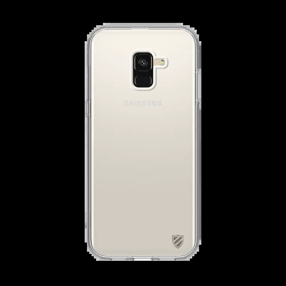 Coque Silicone PROTECT pour Samsung Galaxy A8+ 2018 Transparent - Vue 8