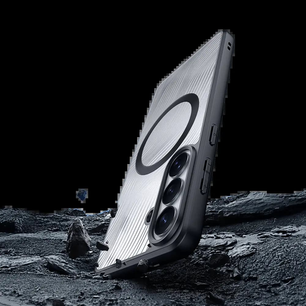 Coque MagSafe Samsung Galaxy S26 anti-chocs – Dux Ducis Aimo Mag Noir - Vue 16