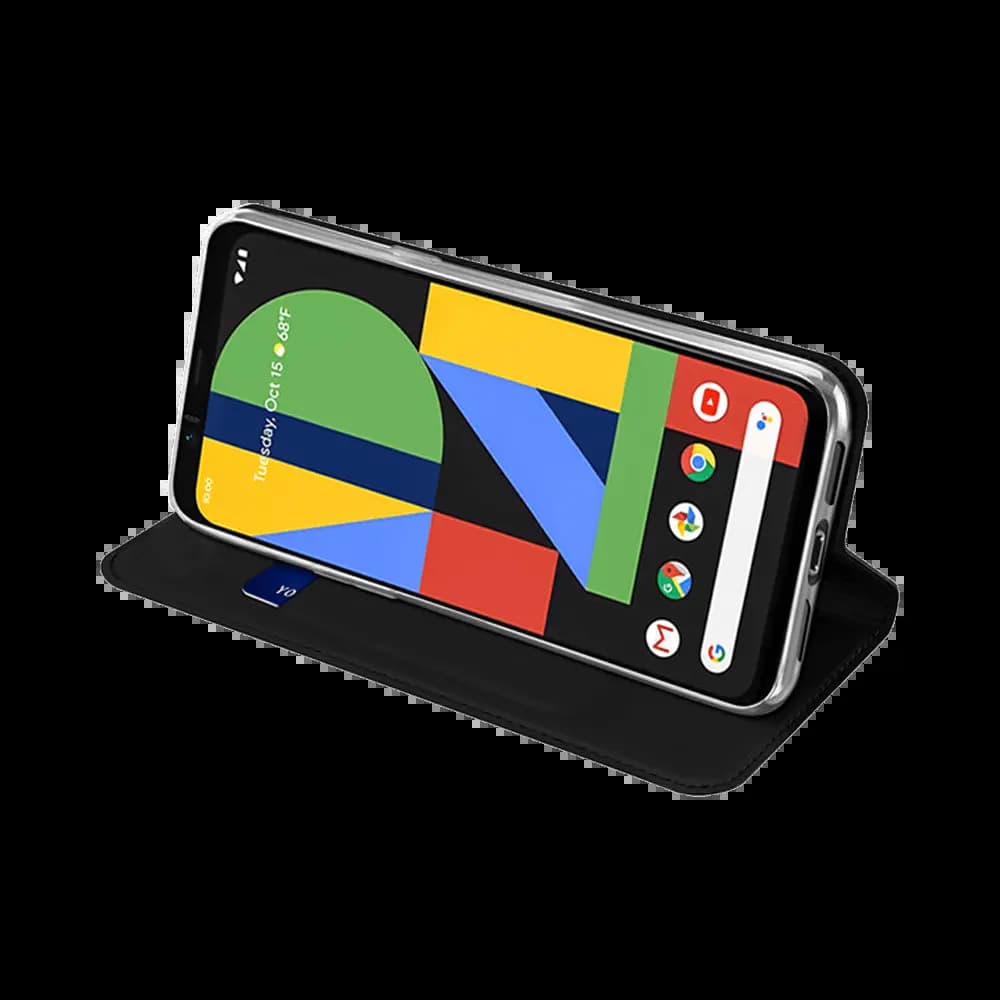 Housse folio Google Pixel 4 XL porte-carte – Dux Ducis Skin Pro Noir - Vue 16