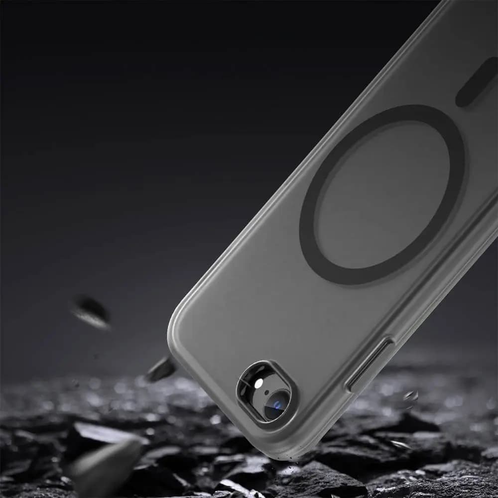 Coque MagSafe bi-matière – compatible iPhone 7 / 8 / SE (2nd & 3e Gen) – PROTECT MF-006 Noir - Vue 24