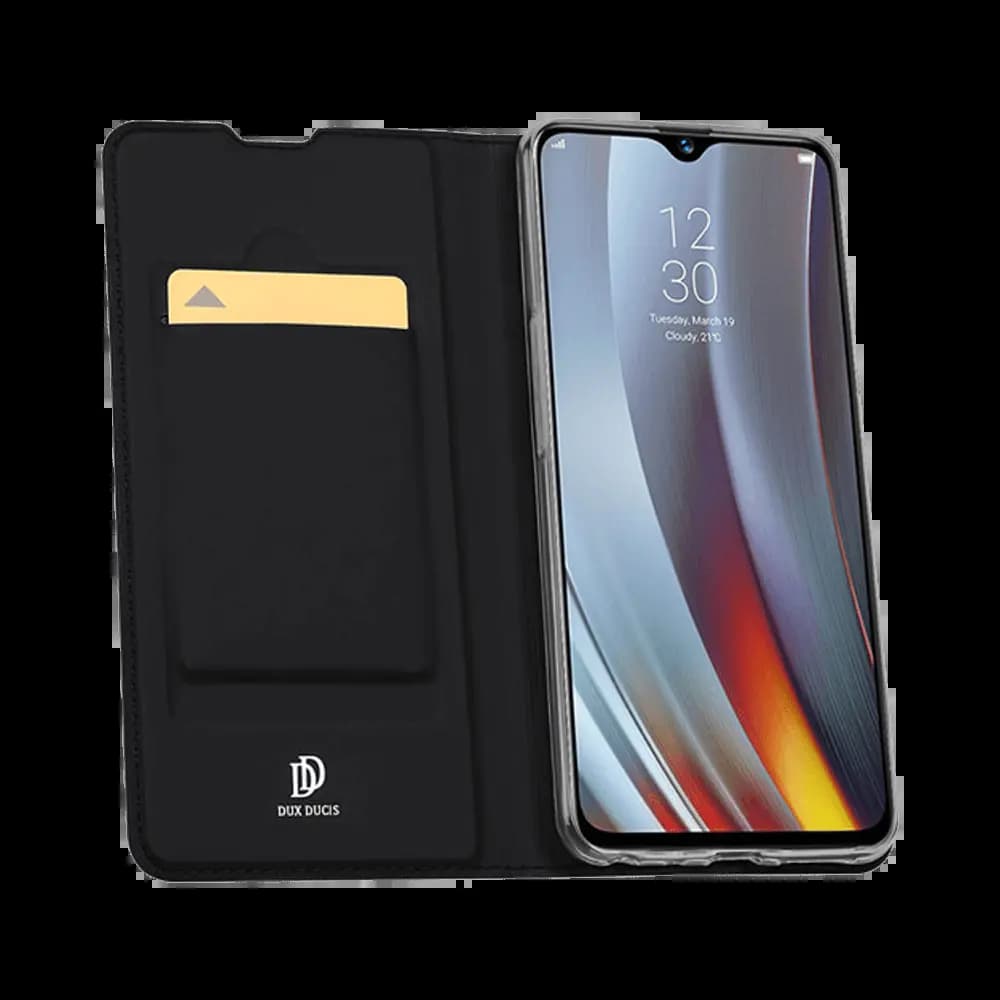 Housse folio OPPO Reno3 Pro porte-carte – Dux Ducis Skin Pro Noir - Vue 3