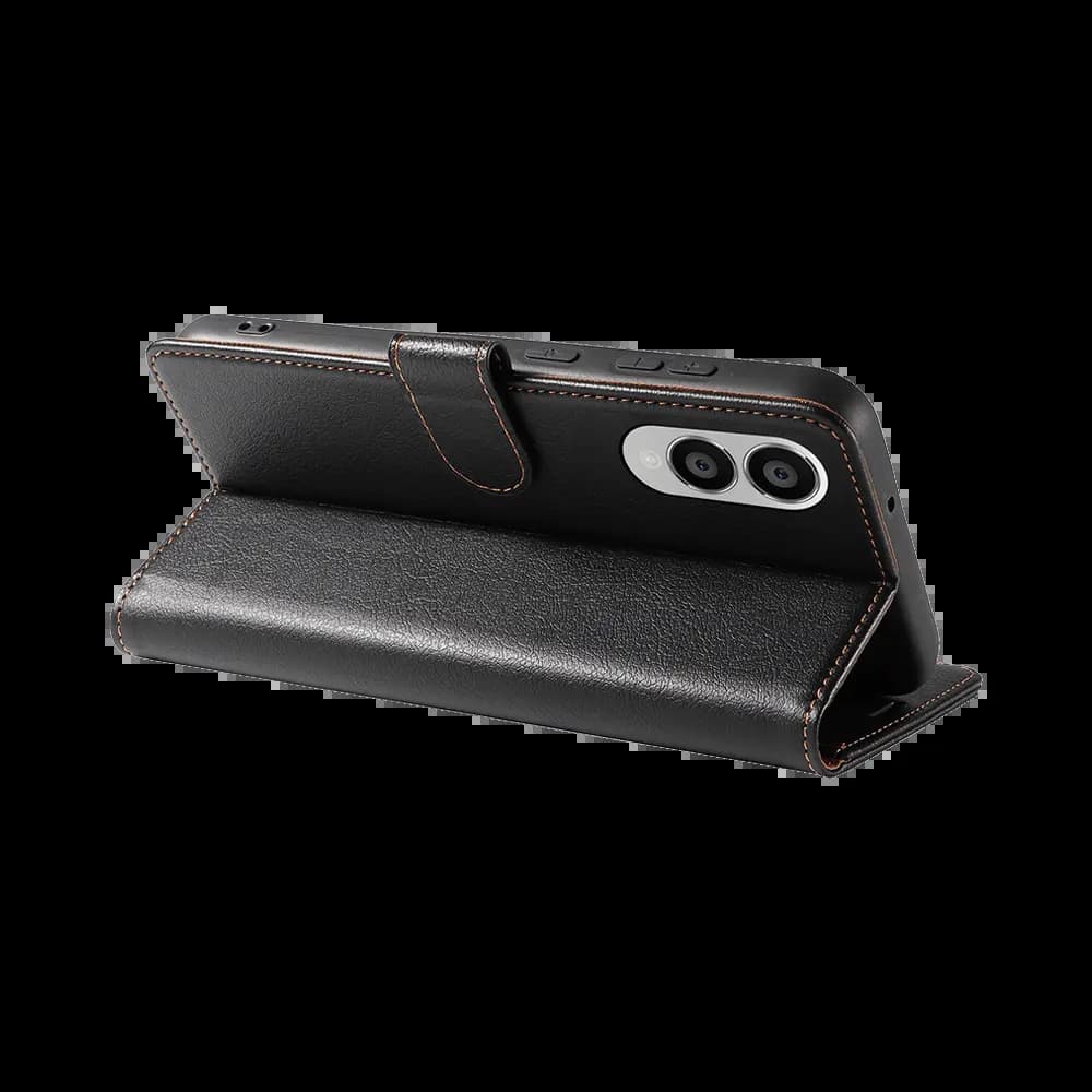 Housse folio anti-RFID Samsung Galaxy S25 Edge – PROTECT IP011 Noir - Vue 5