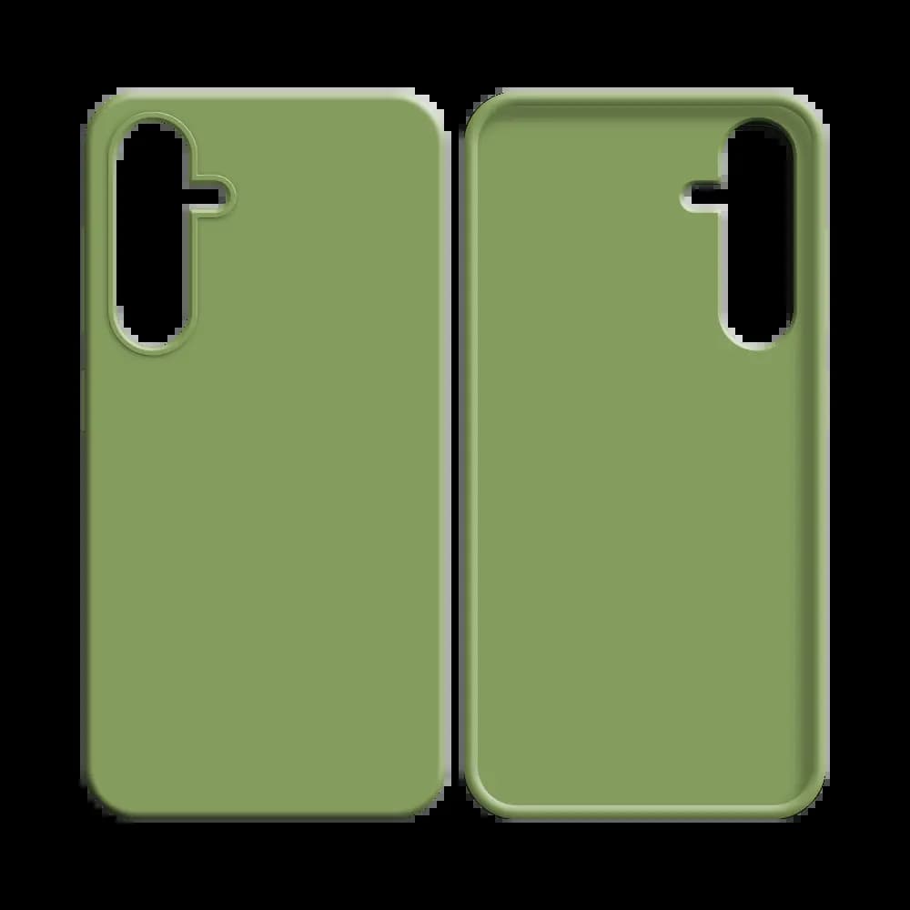 Coque silicone Samsung Galaxy S25+ - Vert - Vue 8