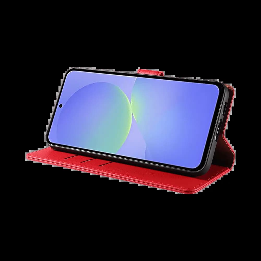 Housse folio anti-RFID Samsung Galaxy A37 5G – PROTECT IP011 Rouge - Vue 17