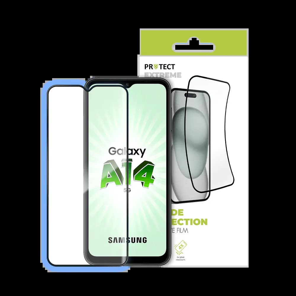 Film de protection extrême 7H – compatible Samsung Galaxy A14 4G / A14 5G – PROTECT Transparent - Vue 30