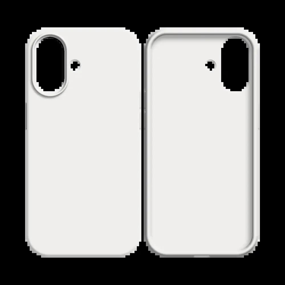 Coque silicone iPhone 17 - Blanc - Vue 8