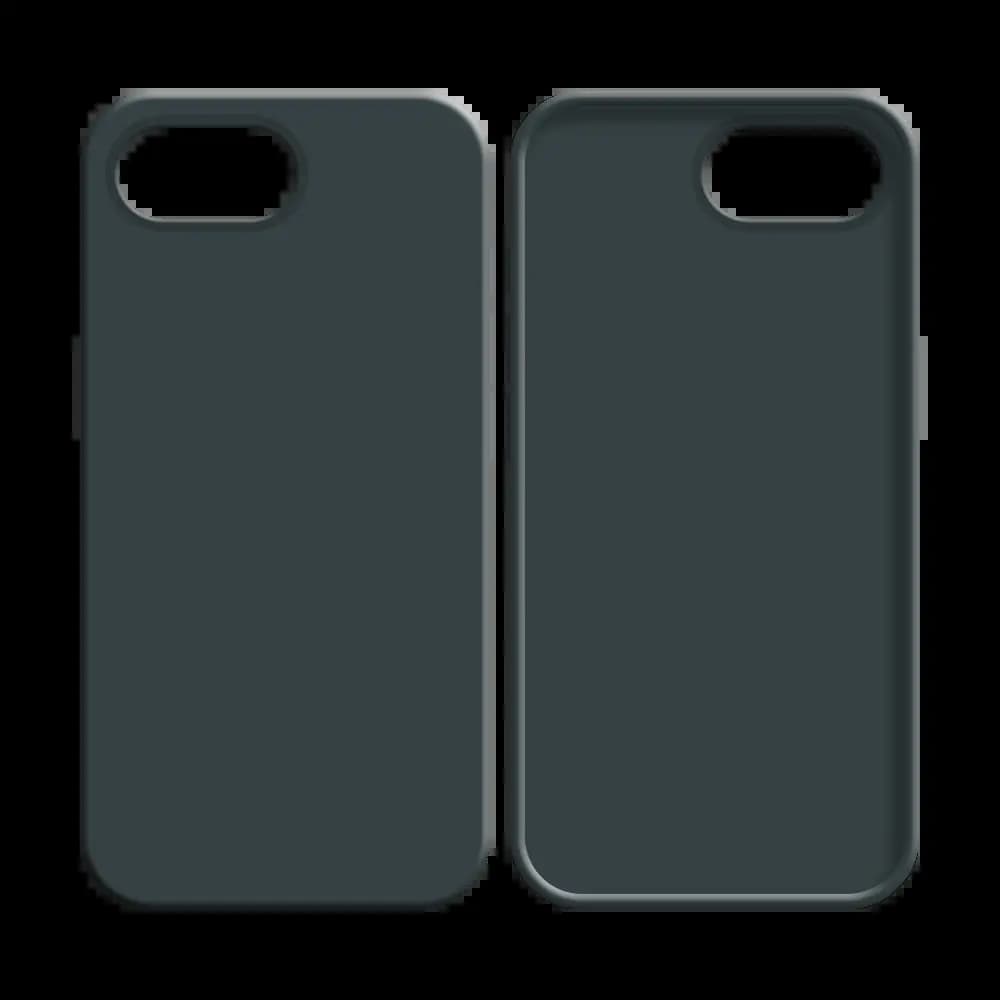 Coque silicone iPhone 16e / iPhone 17e - Noir - Vue 8