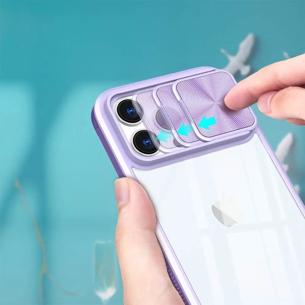 Coque avec cache caméra – iPhone 16 Pro – PROTECT IE027 Violet - Vue 12