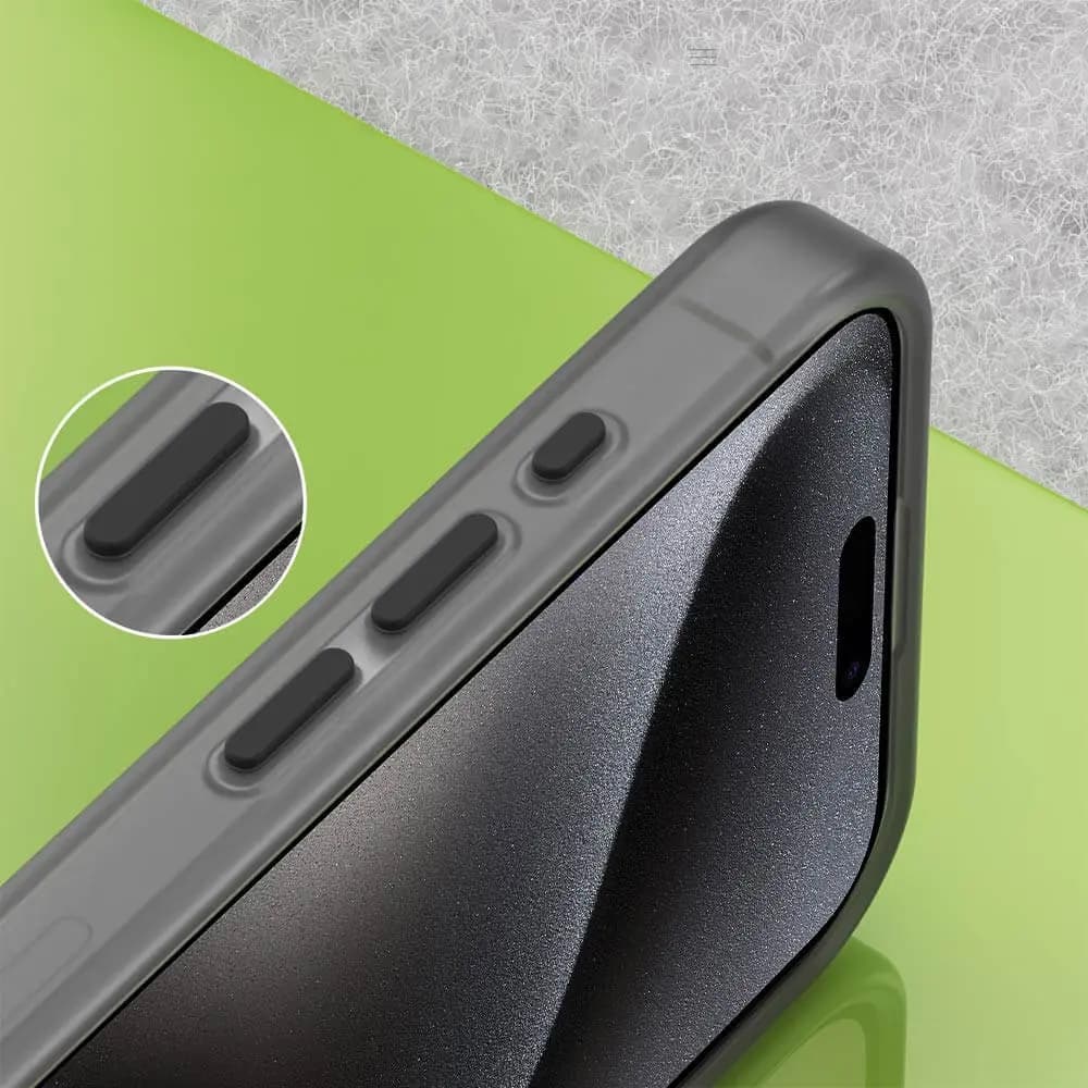 Coque MagSafe bi-matière – iPhone 15 Pro Max – PROTECT MF-006 Noir - Vue 7