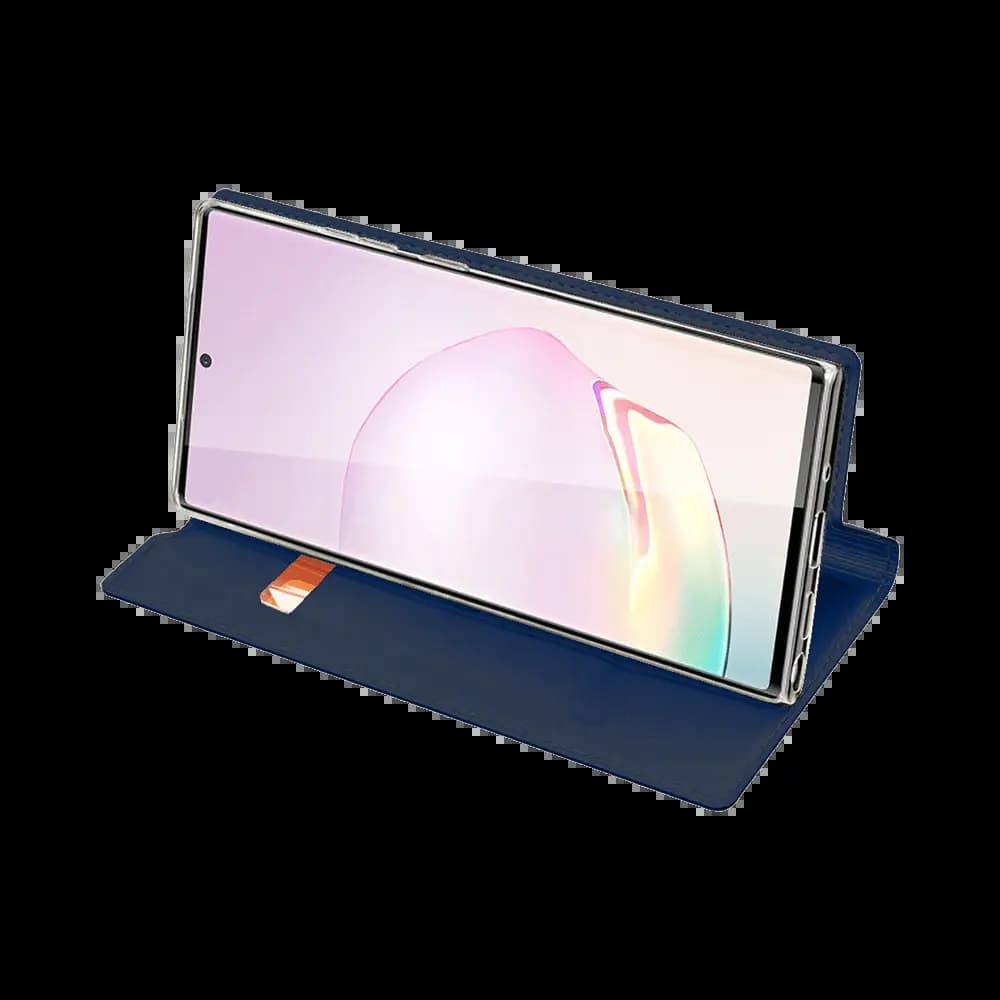 Housse folio Samsung Galaxy Note 20 Ultra porte-carte – Dux Ducis Skin Pro Bleu - Vue 12