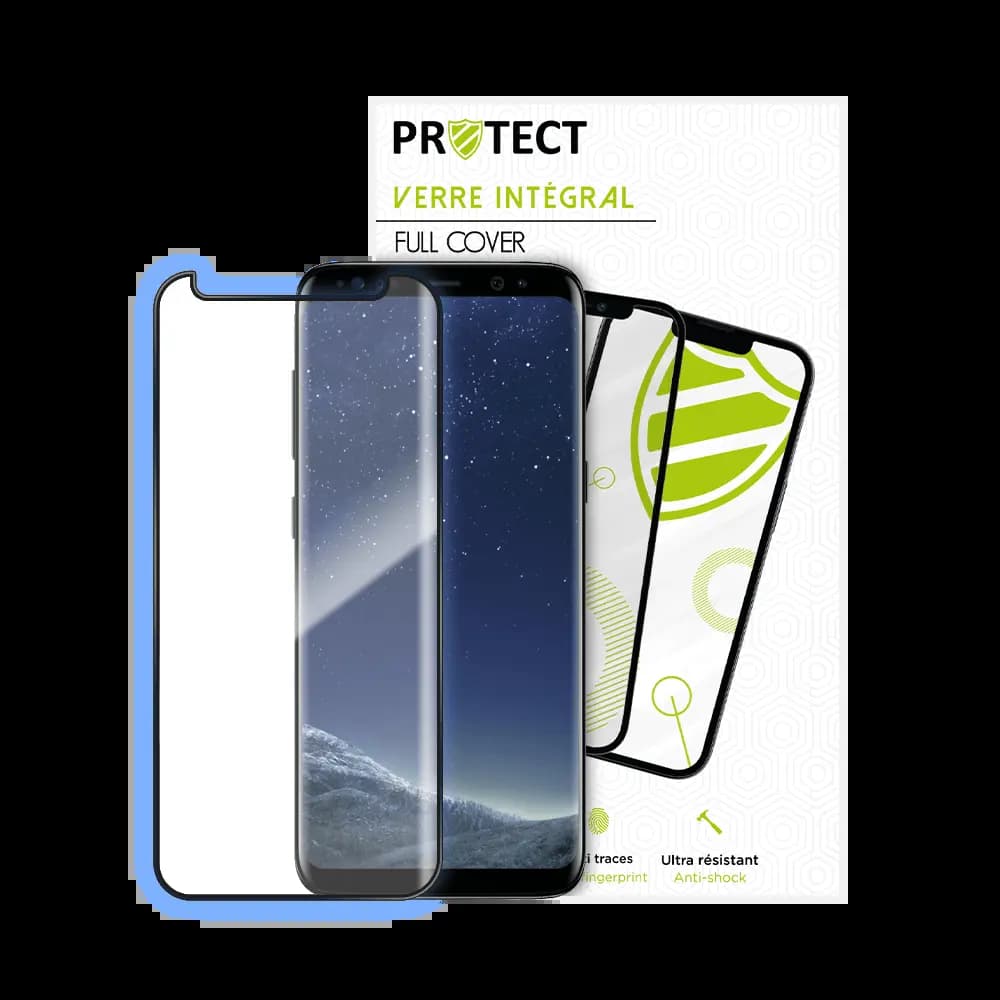 Verre trempé intégral 5D 9H – protection écran Samsung Galaxy S8 – PROTECT Noir - Vue 24