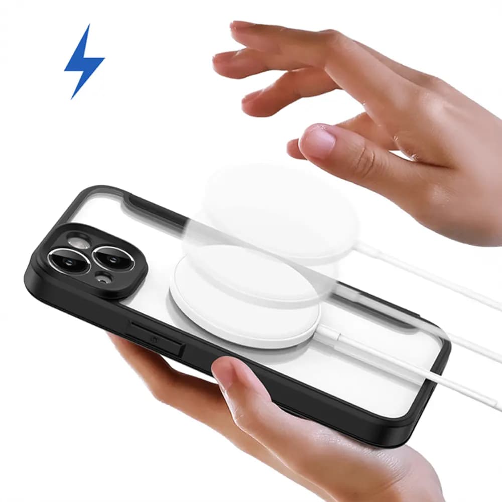 Housse folio MagSafe iPhone 13 / 14 – Dux Ducis Skin X Pro Violet - Vue 7