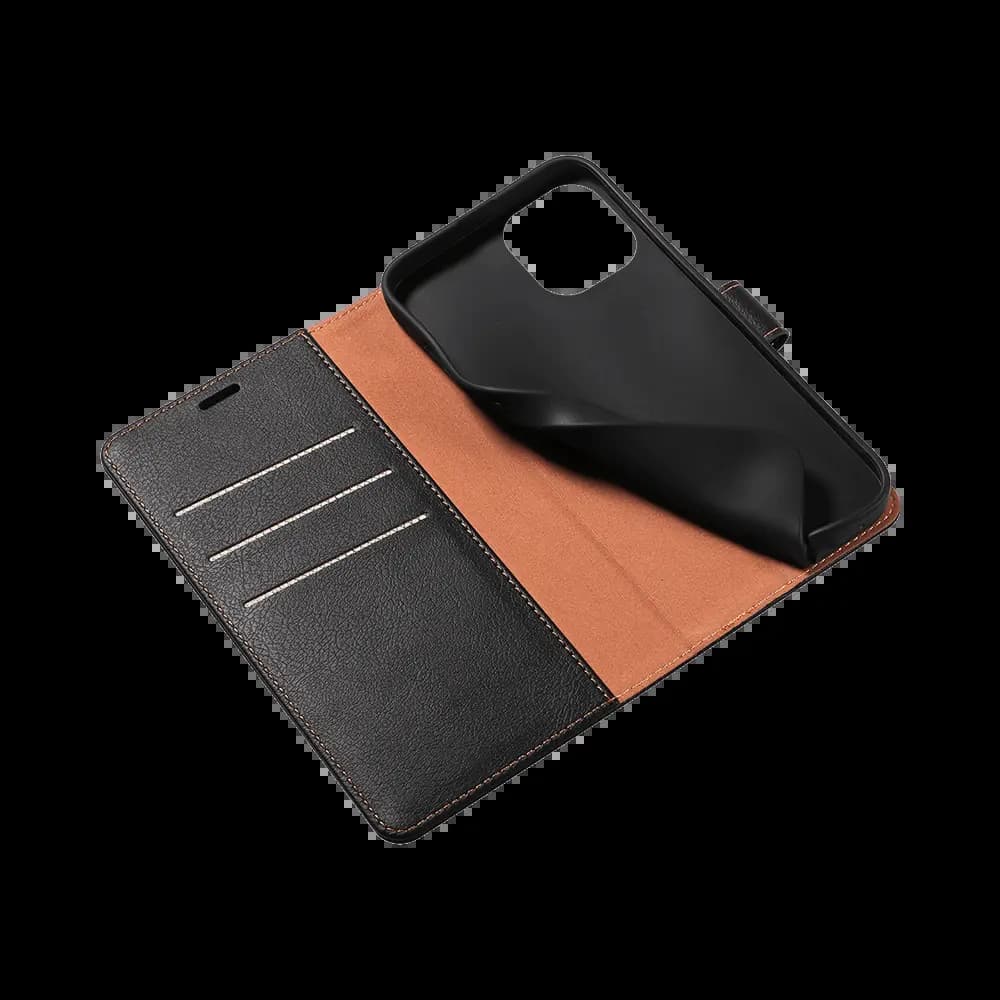 Housse folio anti-RFID iPhone 15 – PROTECT IP011 Noir - Vue 10