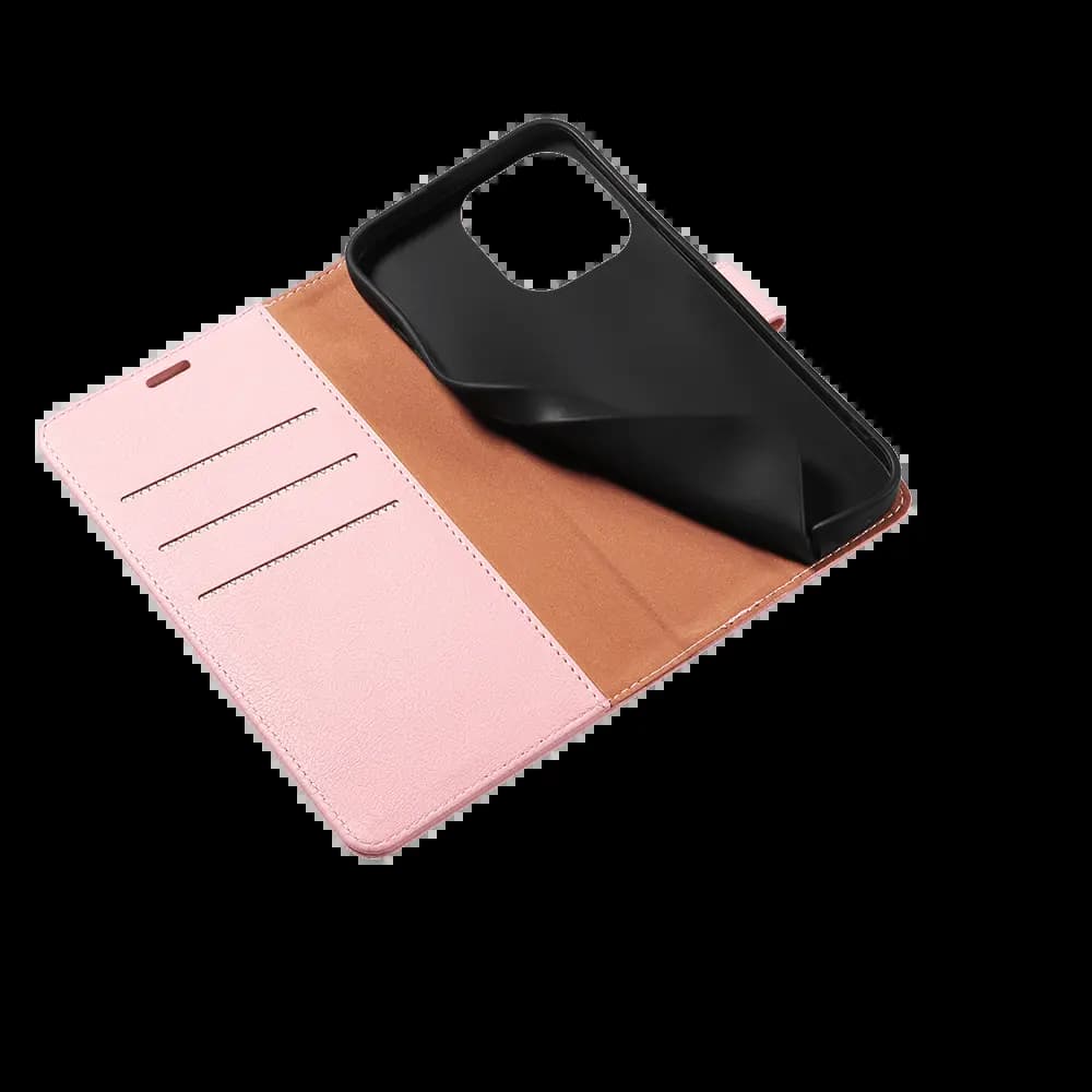Housse folio anti-RFID iPhone 14 Pro – PROTECT IP011 Rose - Vue 10
