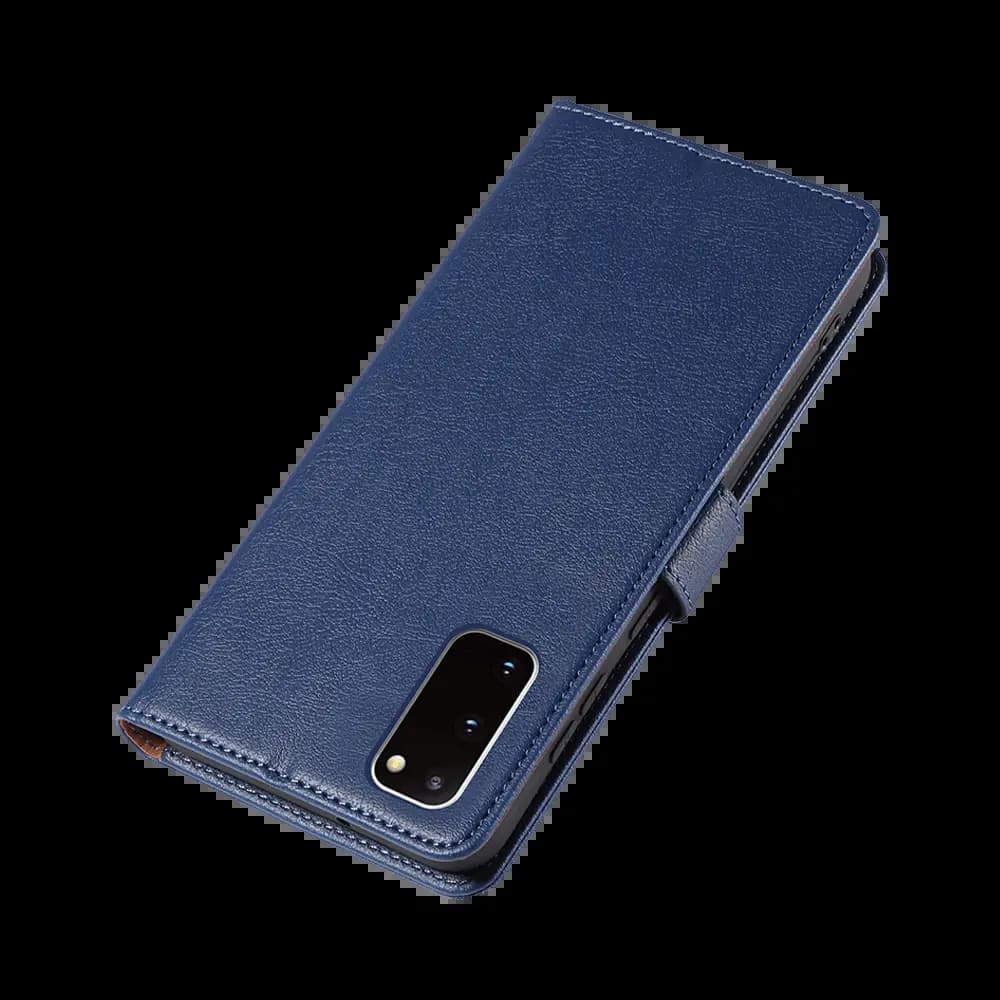 Housse folio anti-RFID Samsung Galaxy S20 – PROTECT IP011 Bleu Marine - Vue 36