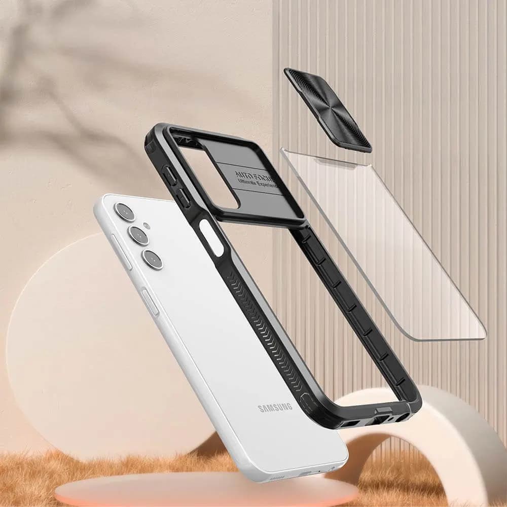 Coque avec cache caméra – Samsung Galaxy A16 5G / A16 4G / A17 5G – PROTECT IE027 Noir - Vue 10