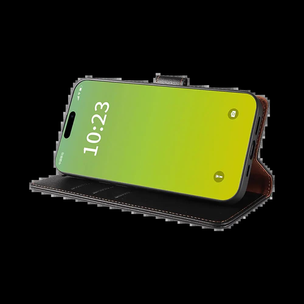 Housse folio anti-RFID iPhone 15 – PROTECT IP011 Noir - Vue 13