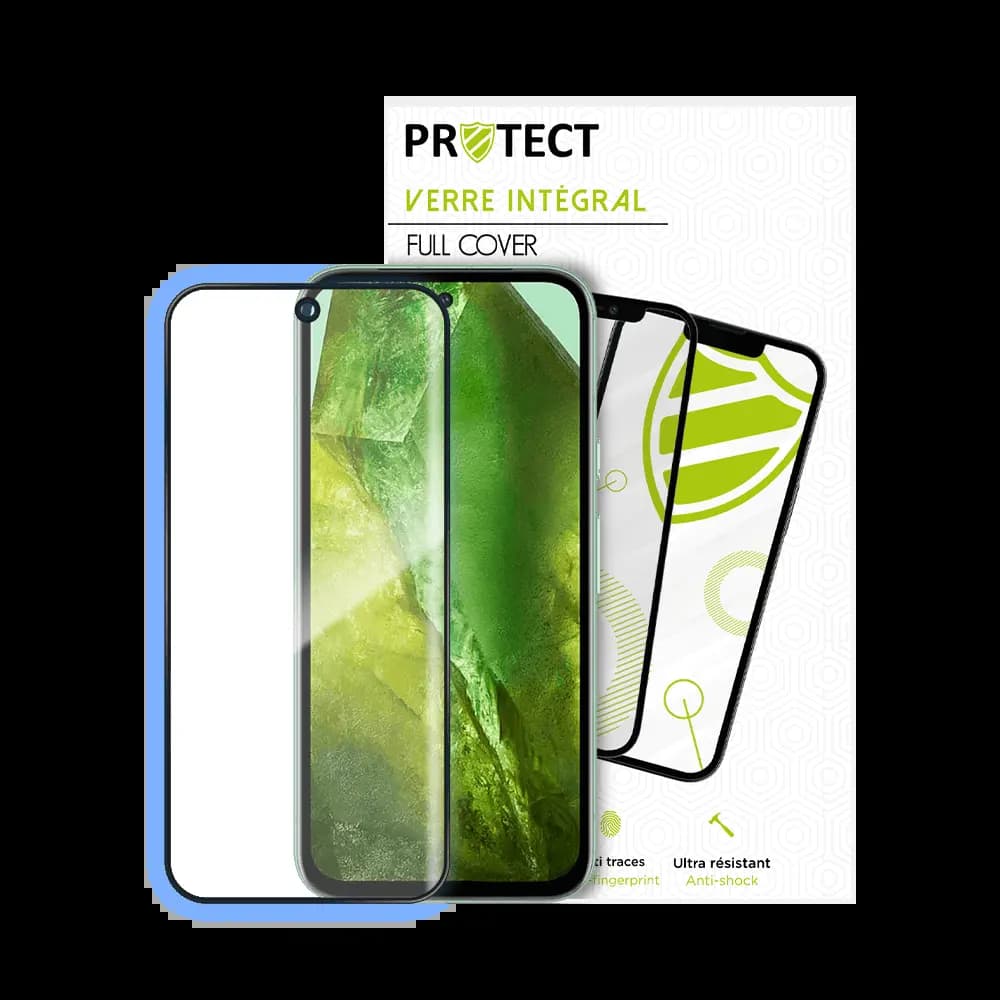 Verre trempé intégral 5D 9H – protection écran Google Pixel 8a – PROTECT Noir - Vue 24