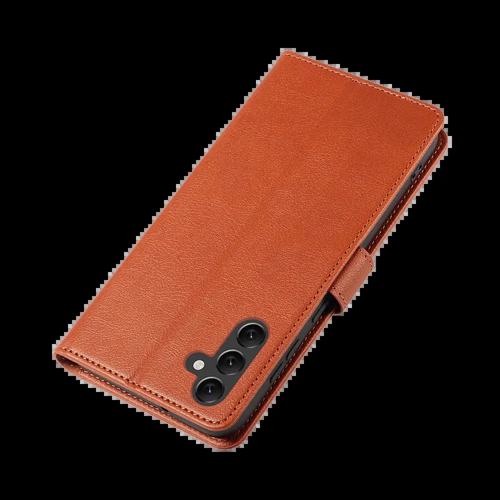 Housse folio anti-RFID Samsung Galaxy A15 5G – PROTECT IP011 Marron  - Vue 36