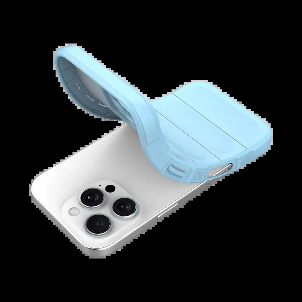 Coque de protection antichoc renforcée – Apple iPhone 16 Pro – PROTECT IX008 Bleu Clair - Vue 5