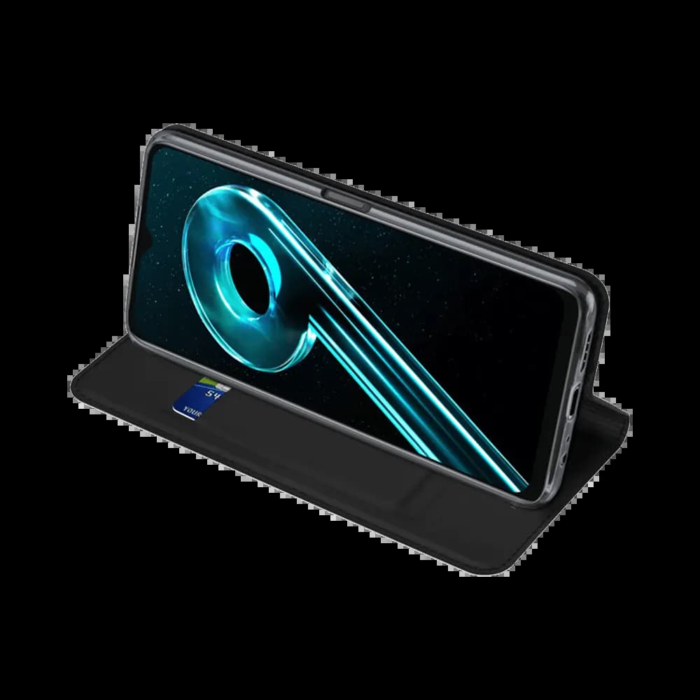 Housse folio Realme 9i 5G porte-carte – Dux Ducis Skin Pro Noir - Vue 5