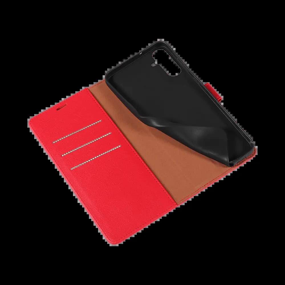 Housse folio anti-RFID Samsung Galaxy A17 5G – PROTECT IP011 Rouge - Vue 13