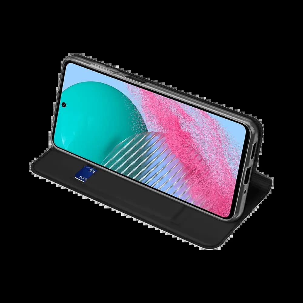 Housse folio Samsung Galaxy M54 5G porte-carte – Dux Ducis Skin Pro Noir - Vue 16